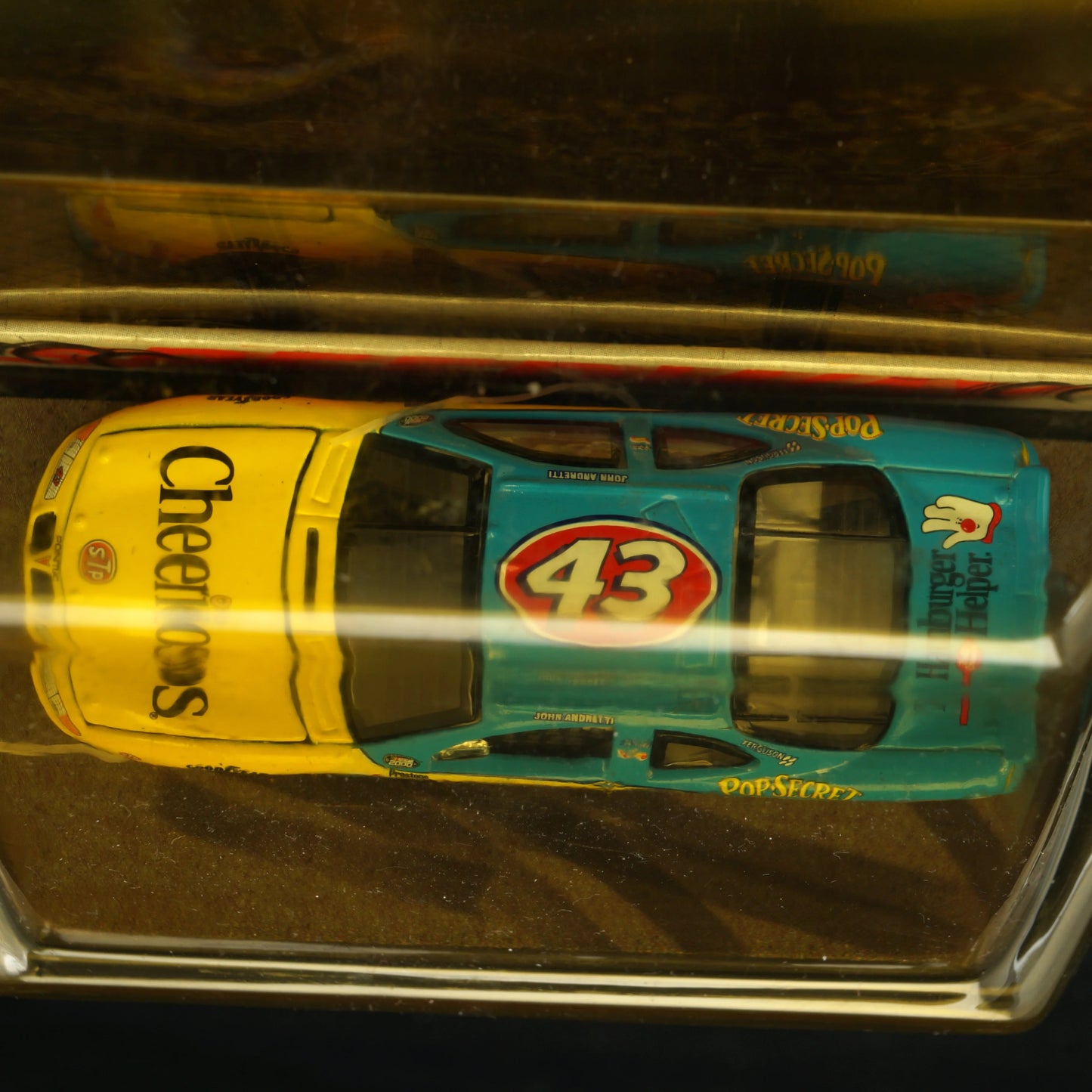 Mattel Hot Wheels Racing Nascar 2000 Edition Car #43 Pontiac Grand Prix John Andretti Cheerios/STP – NIB - Bear and Raven Antiques