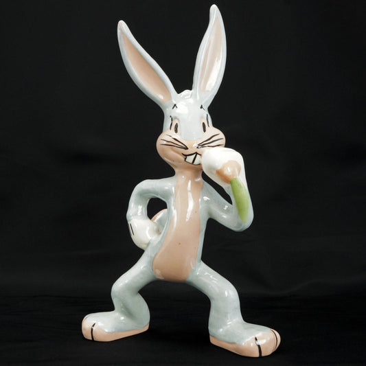 Bugs Bunny Standing Ceramic Figure Evan K. Shaw Laguna Pottery 1940’s - Bear and Raven Antiques