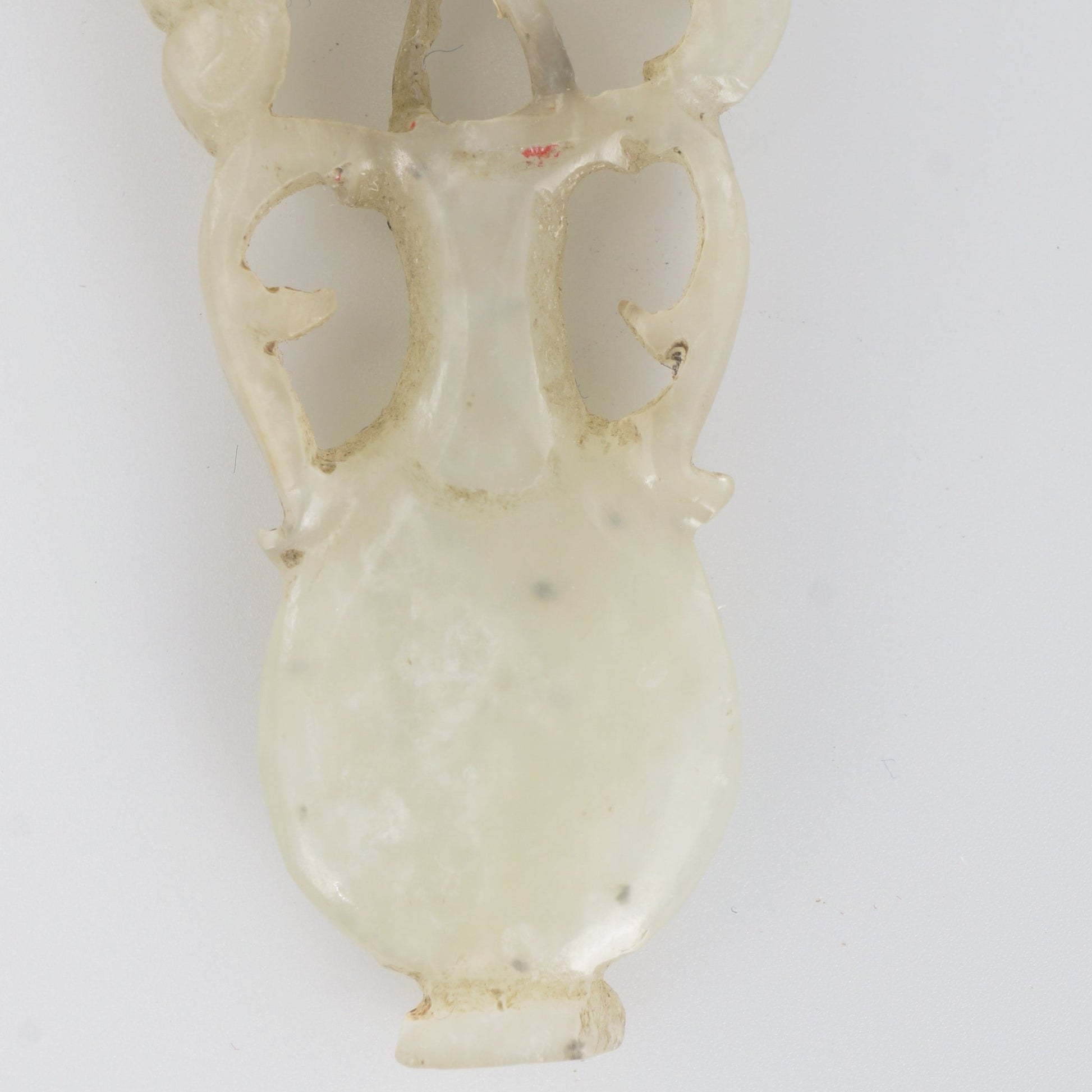 Chinese Pierced Jade Pendant Late Qing Republic - Bear and Raven Antiques