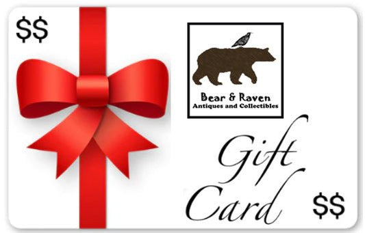 🎁 Gift the Joy of Choice! Bear & Raven Antiques Gift Card 🎁 - Bear and Raven Antiques