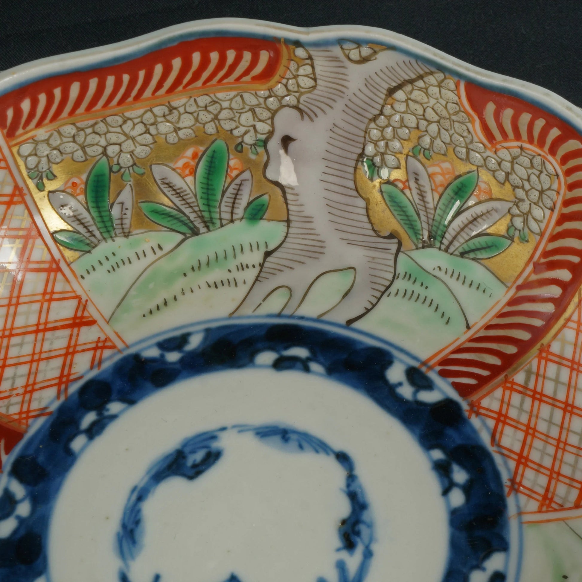Japanese Imari Bowl Cherry Tree Design 19th Century - Bear and Raven Antiques