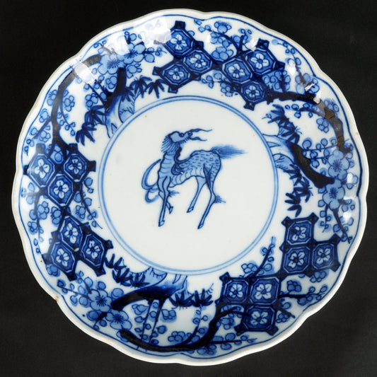Japanese Imari Plate with Kirin 19th Century - Bear and Raven Antiques