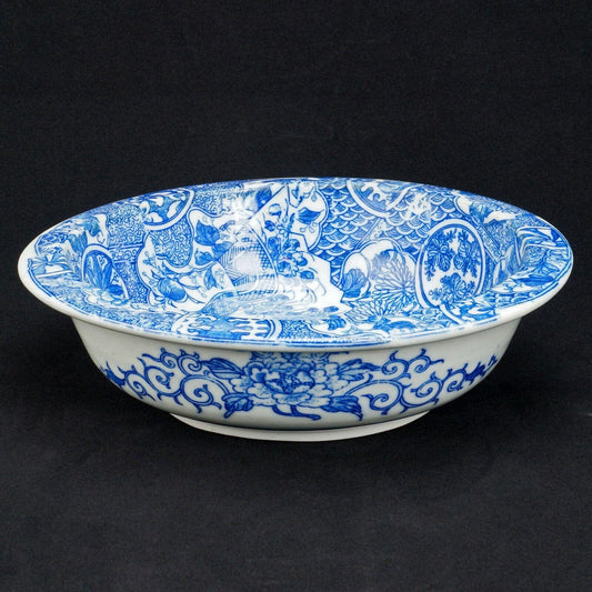 Japanese Porcelain Igezara Transferware bowl circa 1900 - Bear and Raven Antiques