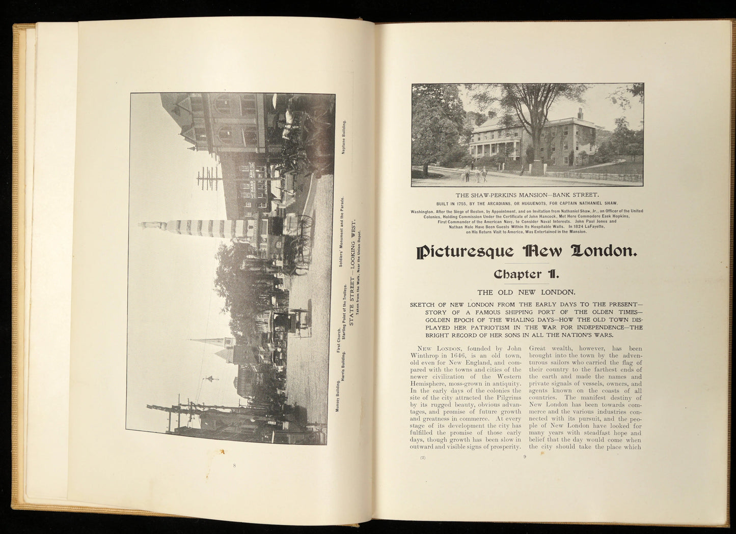 Picturesque New London (at the Commencement of the 20th C), 1901 - 1st Edition - Bear and Raven Antiques