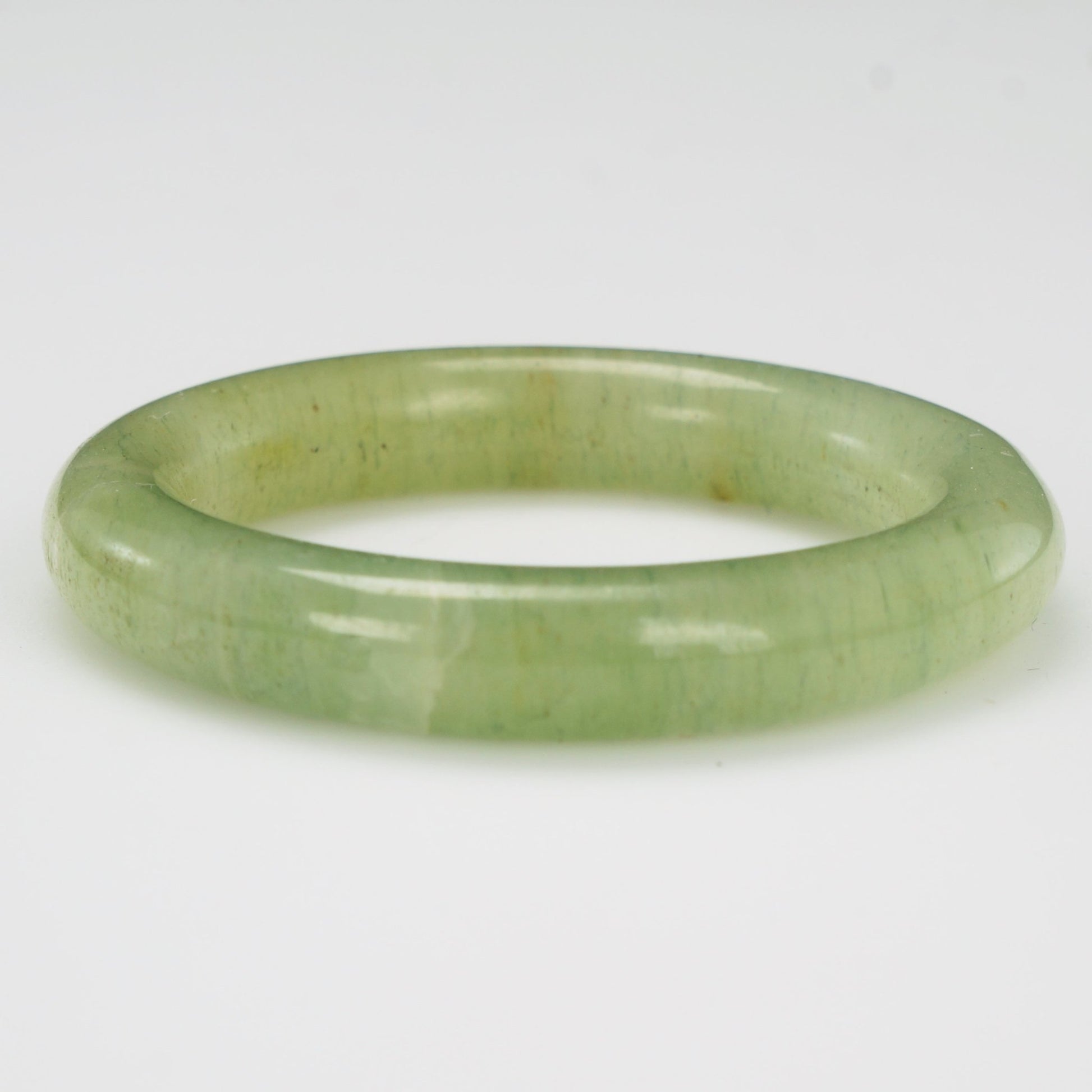 Qing Chinese Pale Green Jade Ornament/Small Bangle (49 mm) - Bear and Raven Antiques