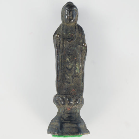 Small Antique Japanese Edo Bronze Buddha for a Shrine - Bear and Raven Antiques