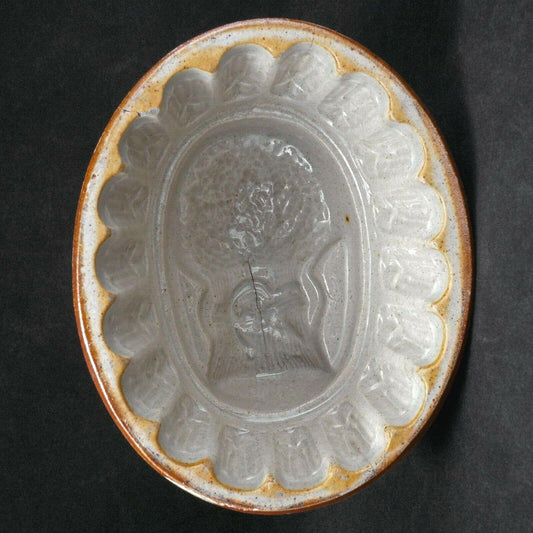 Small Dark Victorian Food Mold with Wheat Sheaf Design Late 19th Century - Bear and Raven Antiques