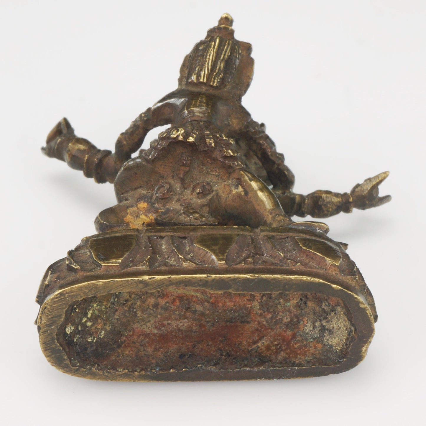 Small Nepalese Bronze Figure Varaha the Boar with Consort Bhumi 19th Century - Bear and Raven Antiques