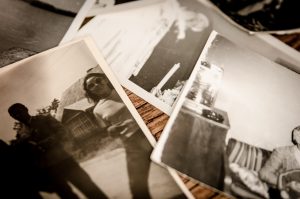 Stack of old photos