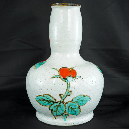 Mid Century Japanese Studio Peony Vase