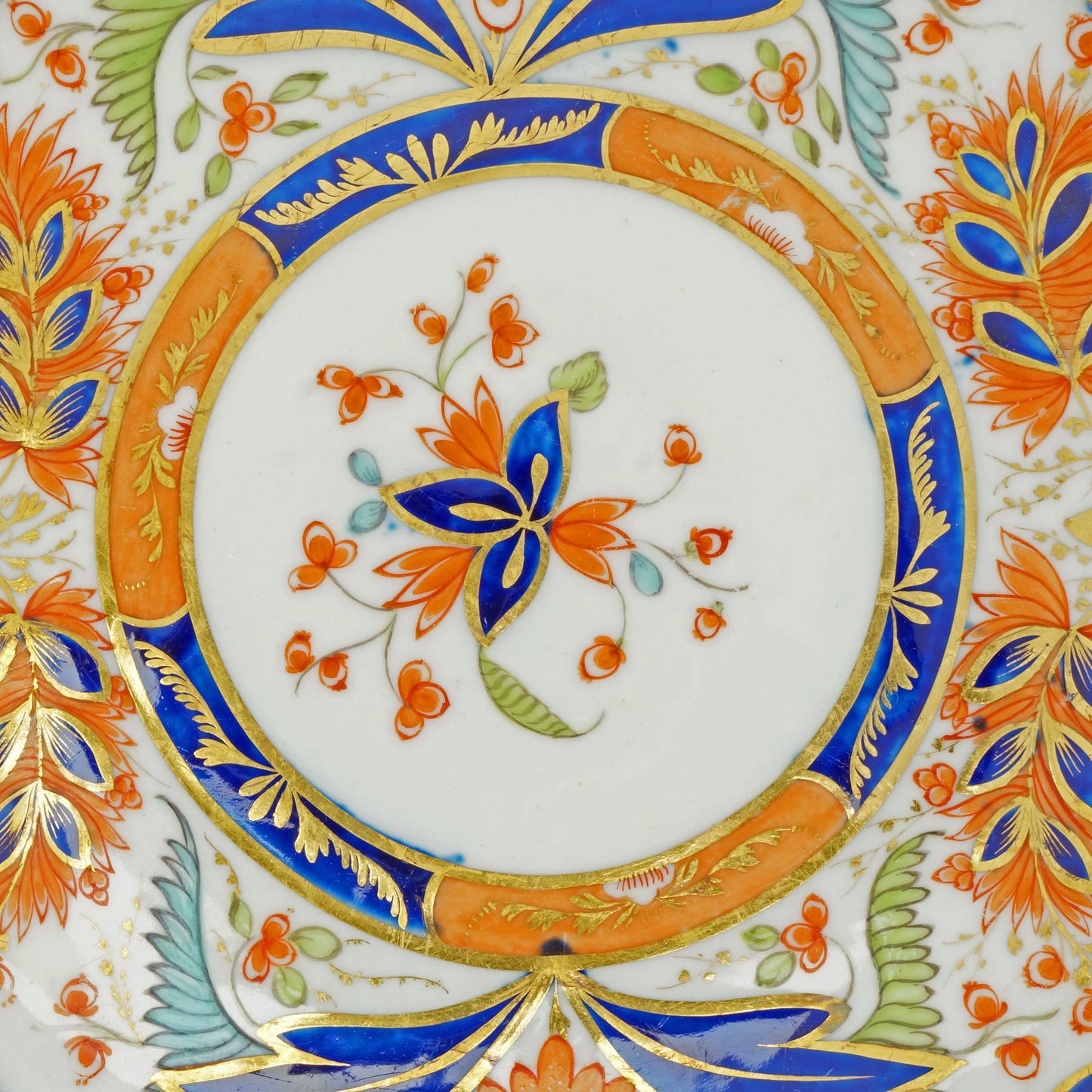 English Coalport Cabinet Plate Bow Pattern Circa 1810