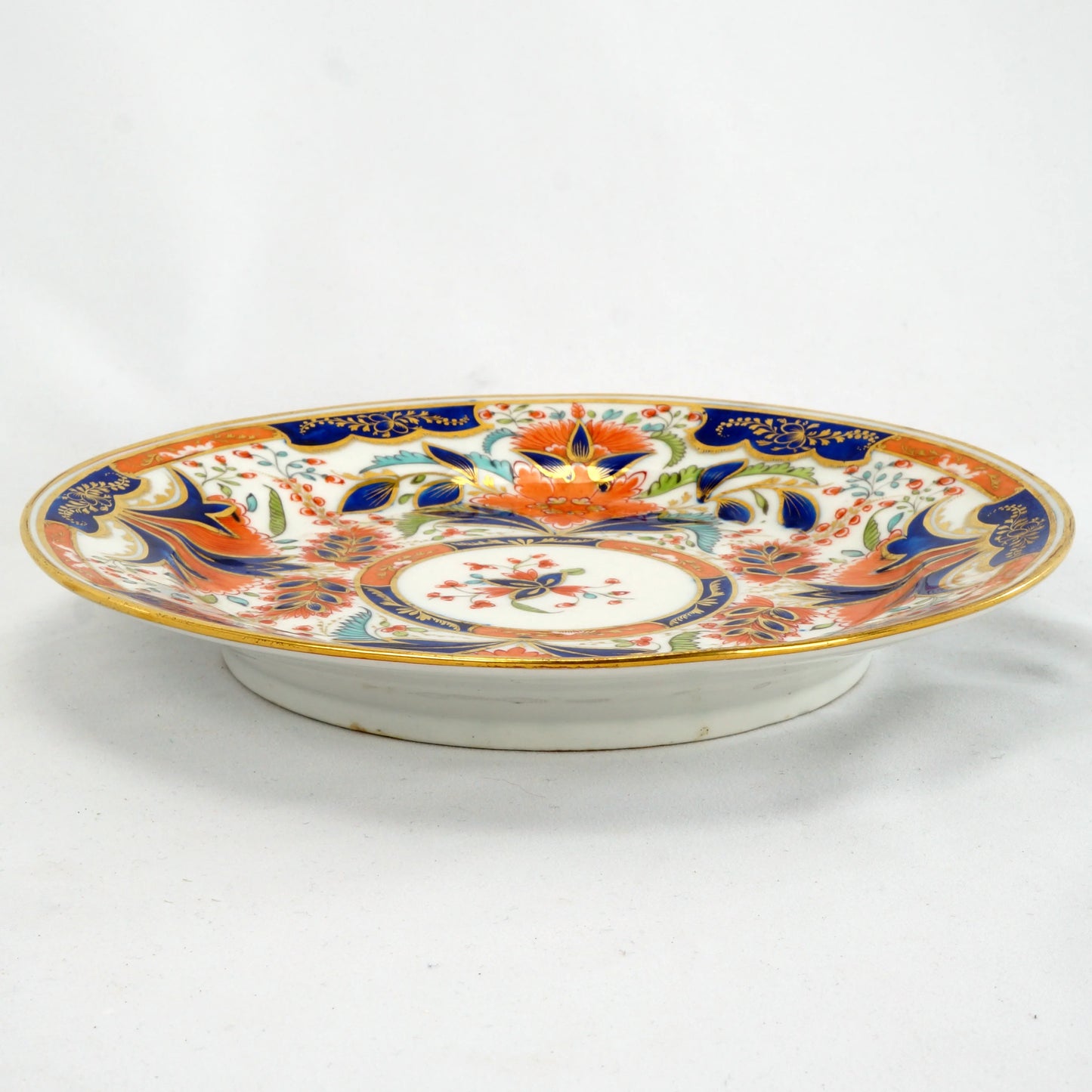 English Coalport Cabinet Plate Bow Pattern Circa 1810