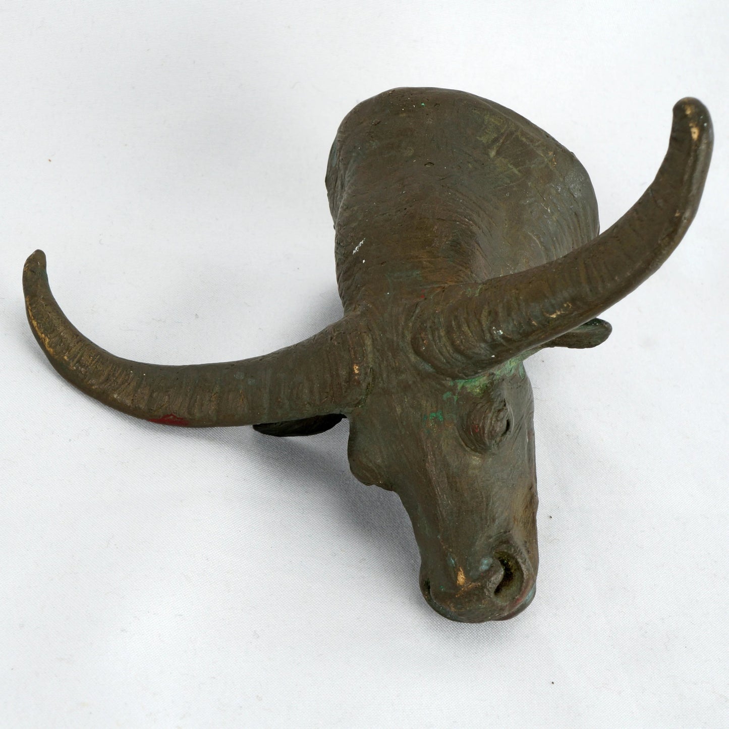 Antique Bronze Water Buffalo Head Wall Sculpture - Bear and Raven Antiques