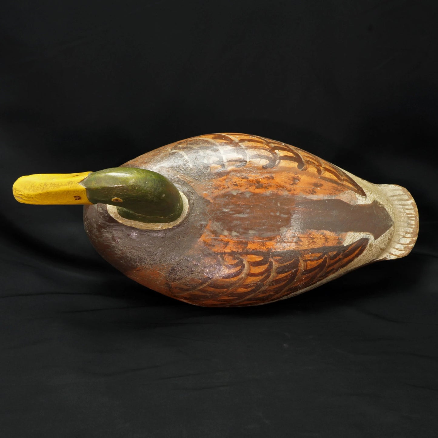 Antique Folk Art Wood Mallard Duck Circa 1900 - 1920’s - Bear and Raven Antiques