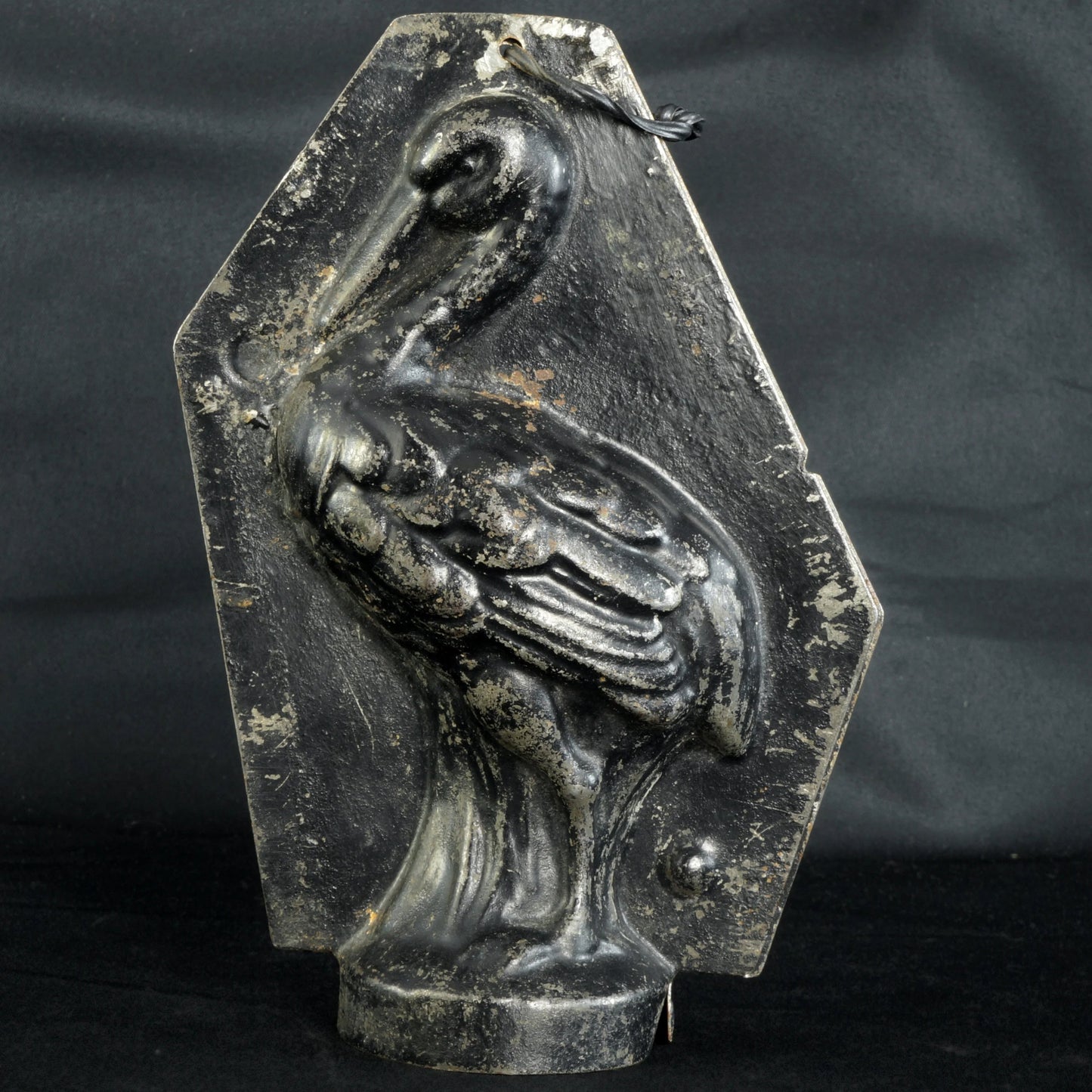 Antique French Stork Chocolate Mold Circa 1900 - Bear and Raven Antiques