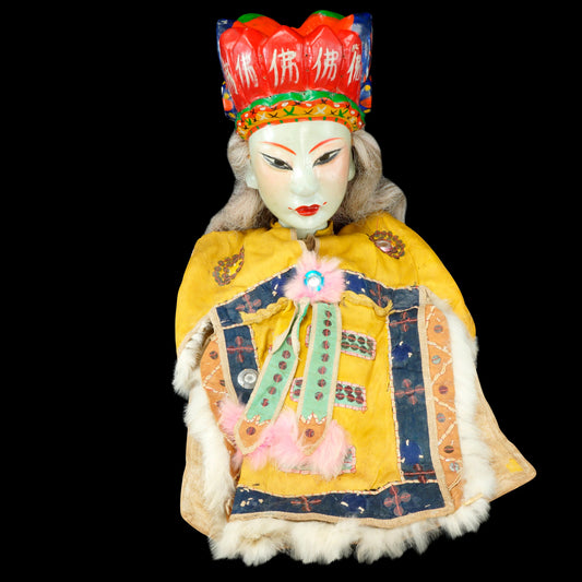 Antique Large Chinese Beijing Opera Puppet Late Qing/Republic - Bear and Raven Antiques