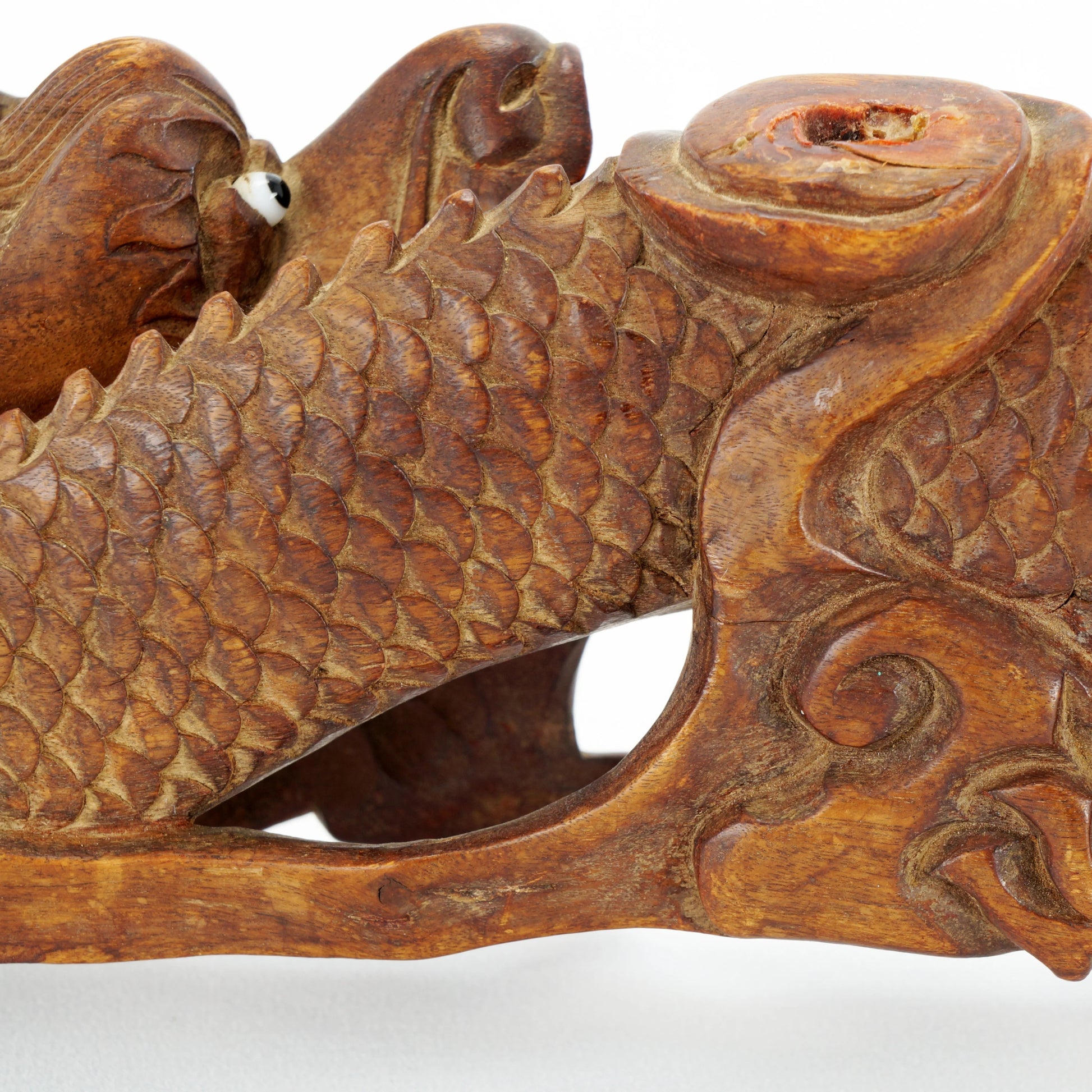 Chinese Dragon Carving Republic Period - Bear and Raven Antiques