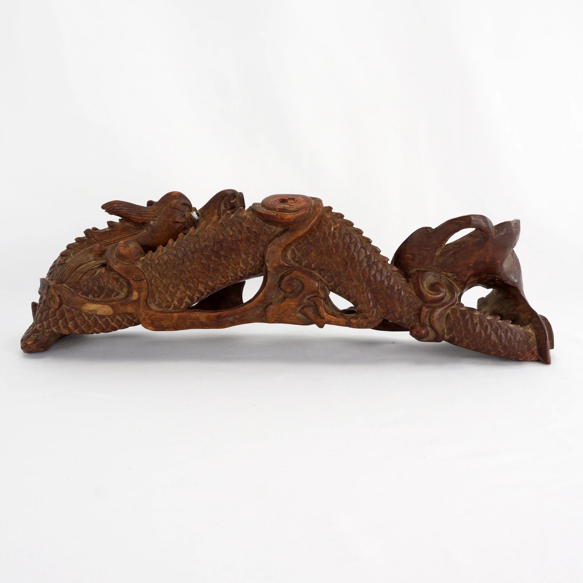 Chinese Dragon Carving Republic Period - Bear and Raven Antiques