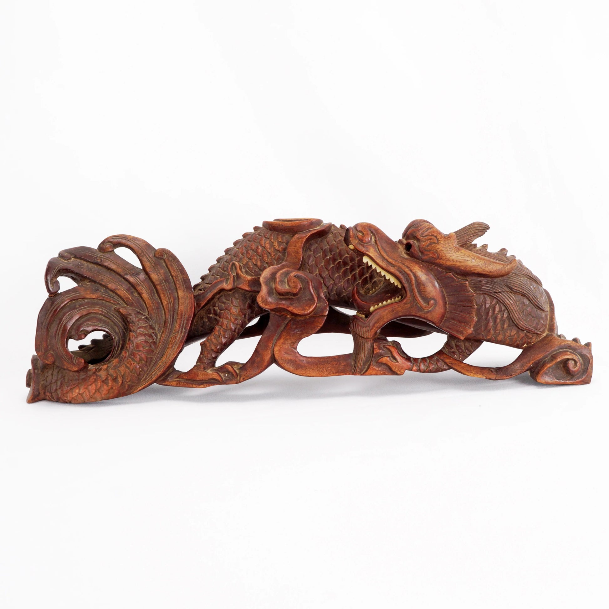 Chinese Dragon Carving Republic Period - Bear and Raven Antiques