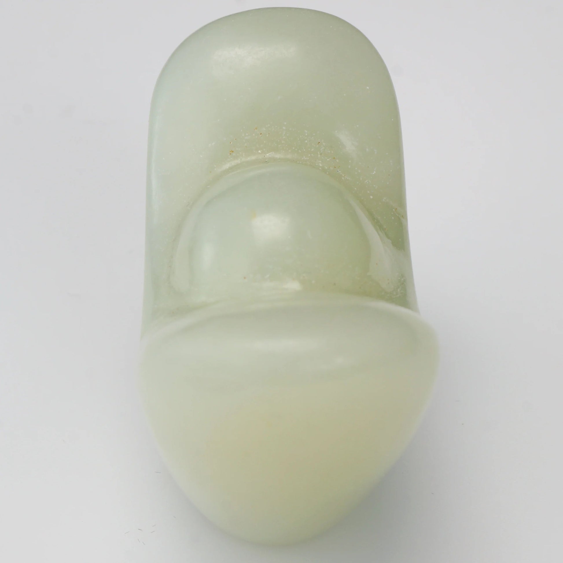 Chinese Jade Toggle Ingot Pale Celadon Late Qing/Republic - Bear and Raven Antiques