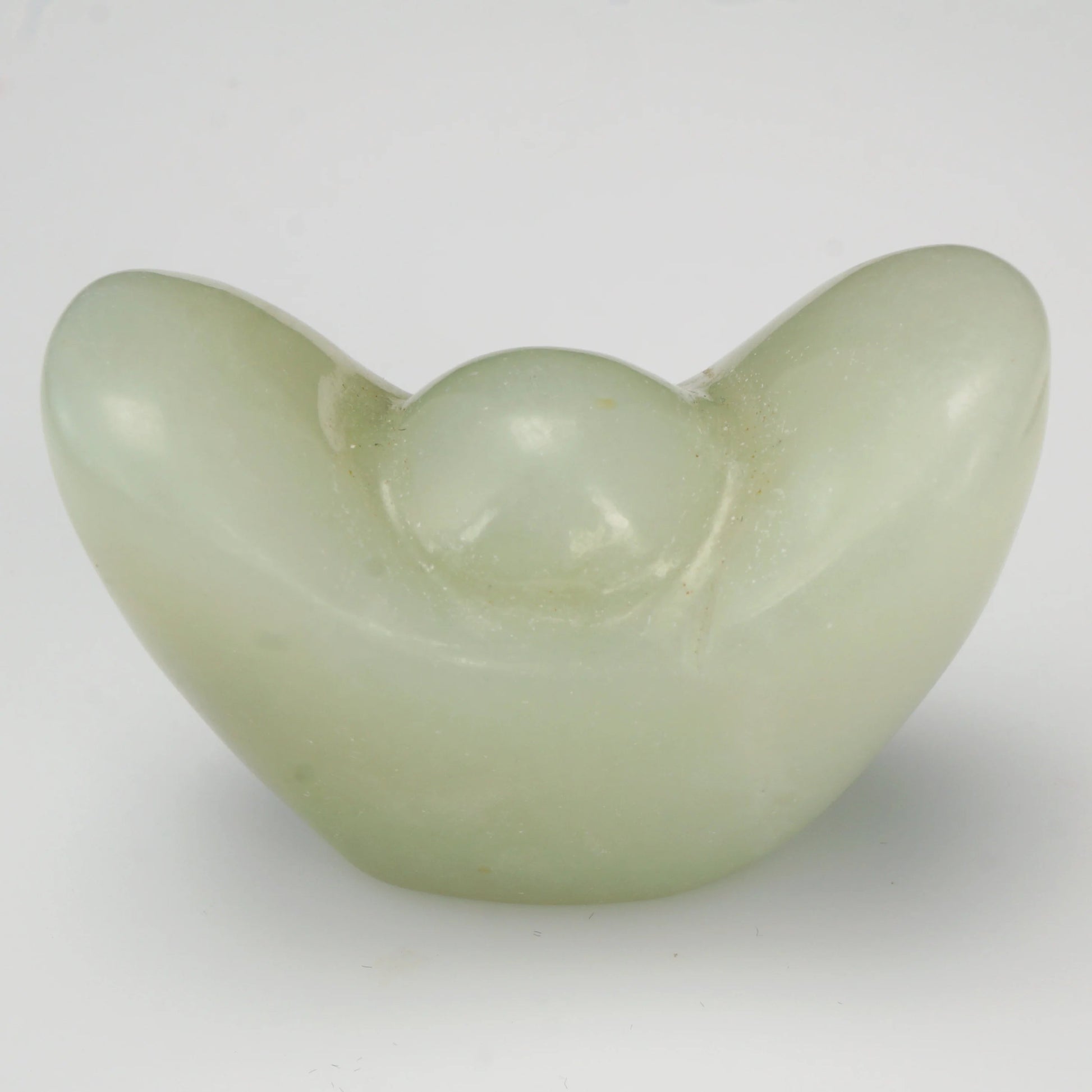 Chinese Jade Toggle Ingot Pale Celadon Late Qing/Republic - Bear and Raven Antiques