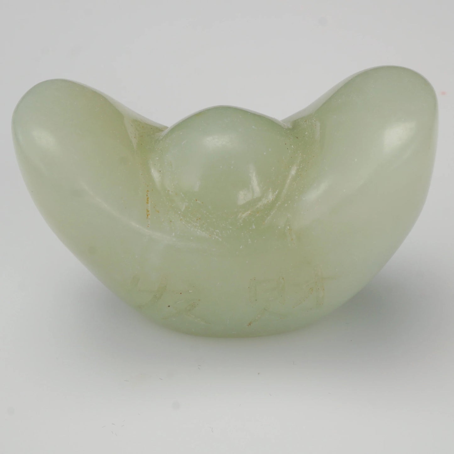 Chinese Jade Toggle Ingot Pale Celadon Late Qing/Republic - Bear and Raven Antiques