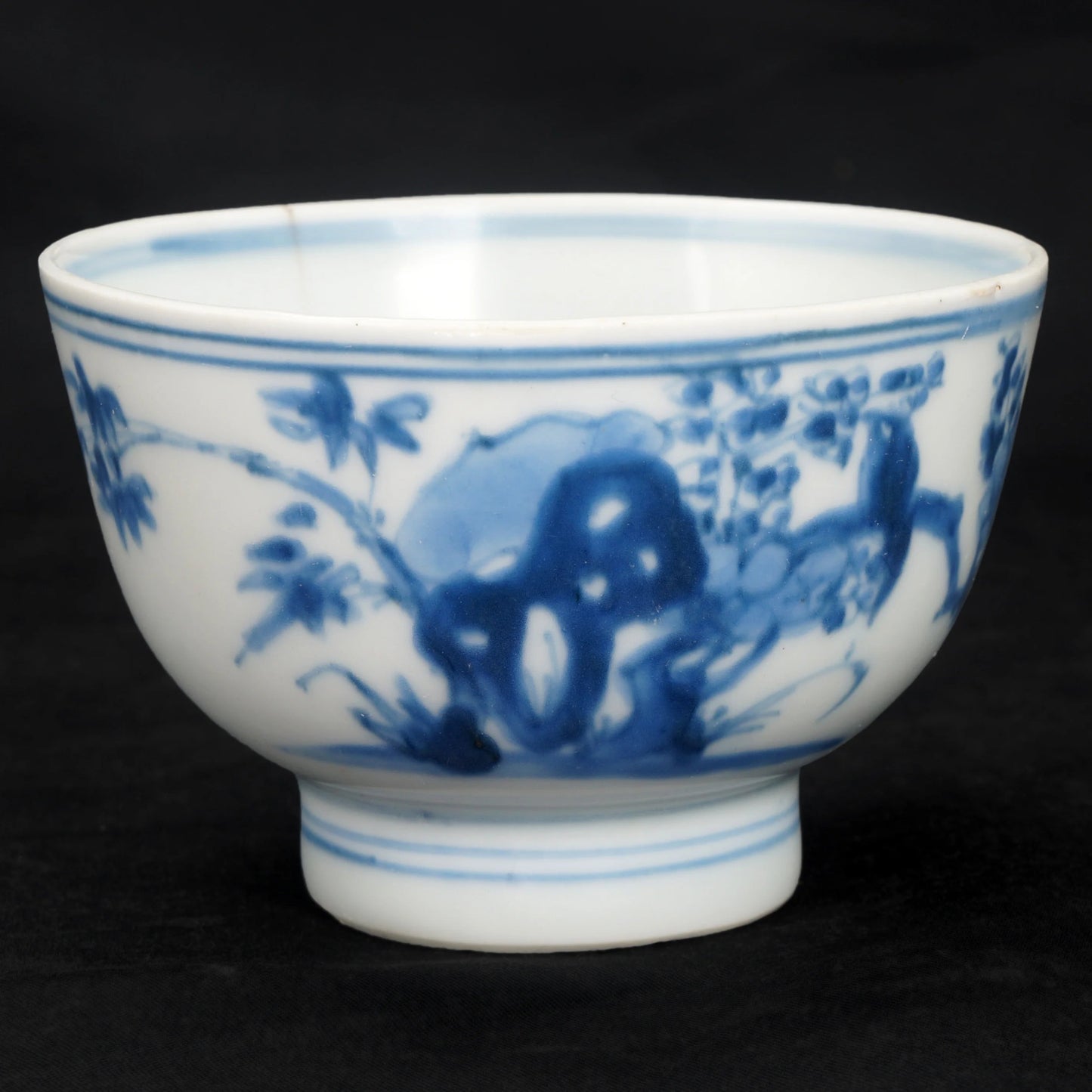 Chinese Kangxi Teacup Artemisia Mark 1622 - 1722 - Bear and Raven Antiques