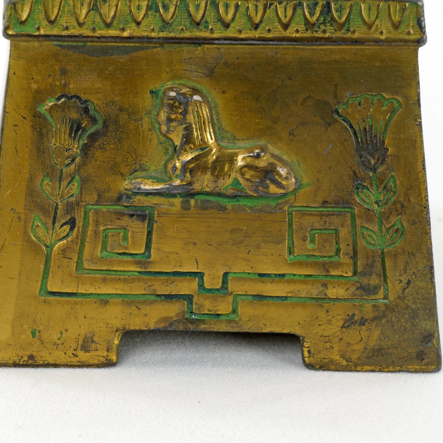 Egyptian Revival Tut Mania Inkwell Circa 1920 - Bear and Raven Antiques