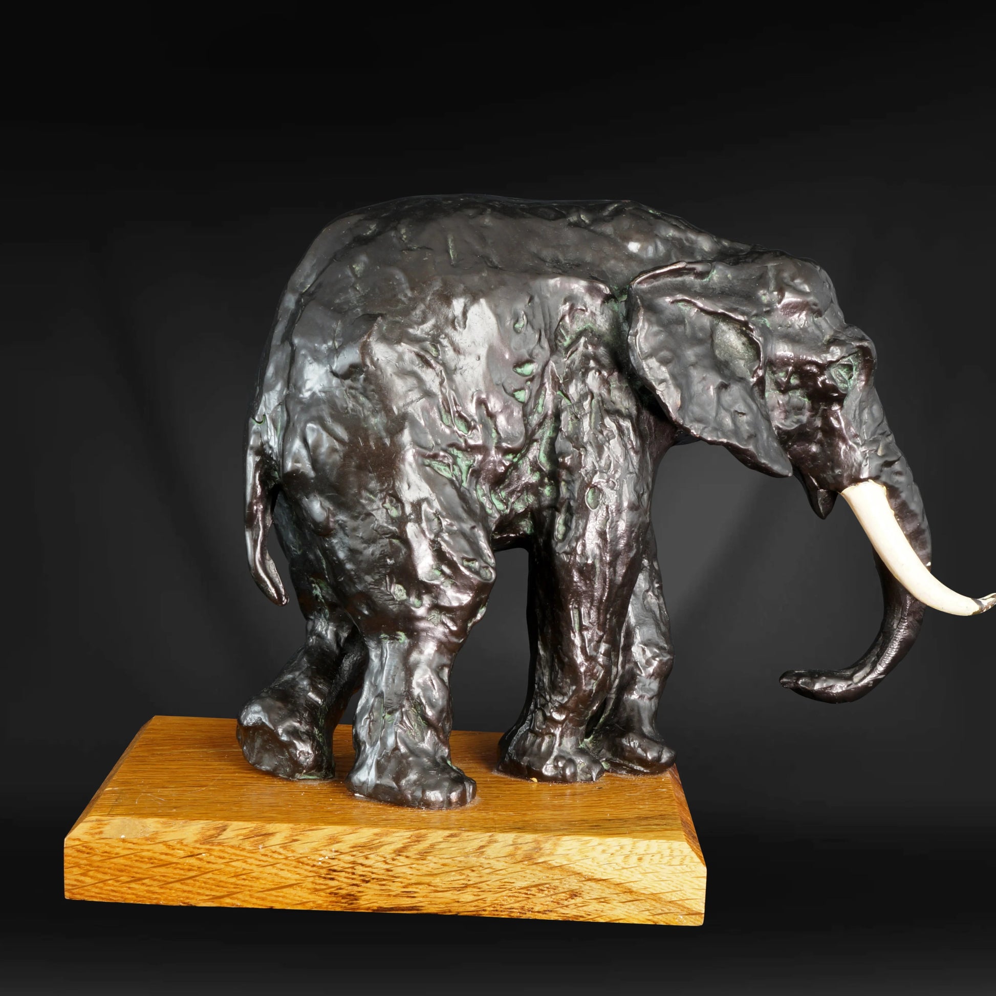 Elephant Bronze Statue Early 20th Century - Bear and Raven Antiques