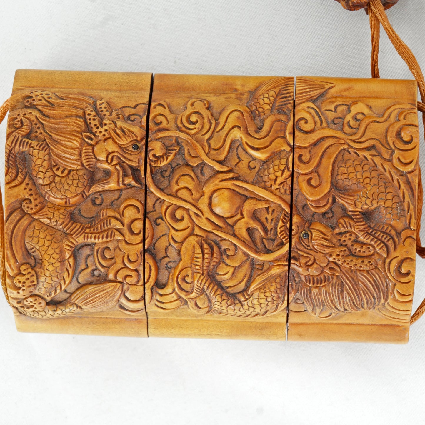 Japanese Dragon Inro Ojime Netsuke Hand Carved Signed - Bear and Raven Antiques