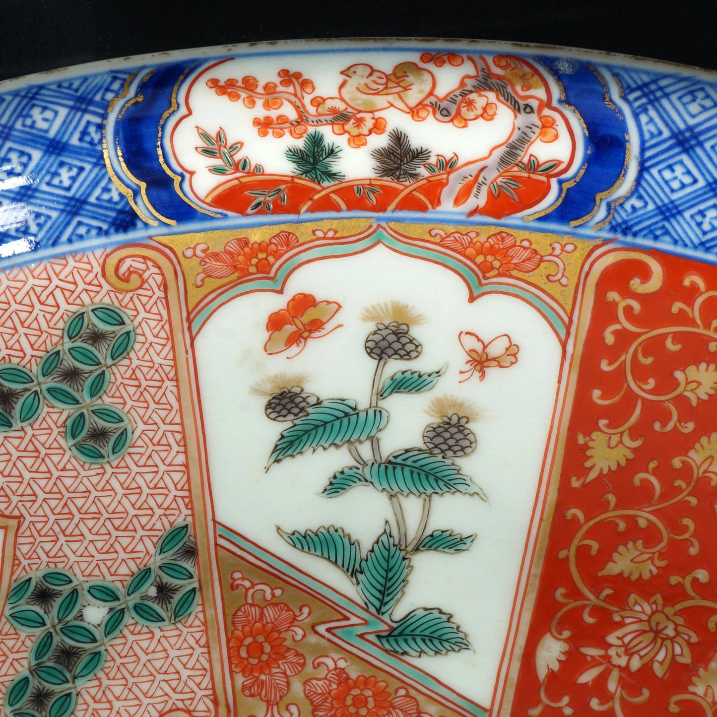 Japanese Imari Charger Buddhist Lions 19th Century - Bear and Raven Antiques