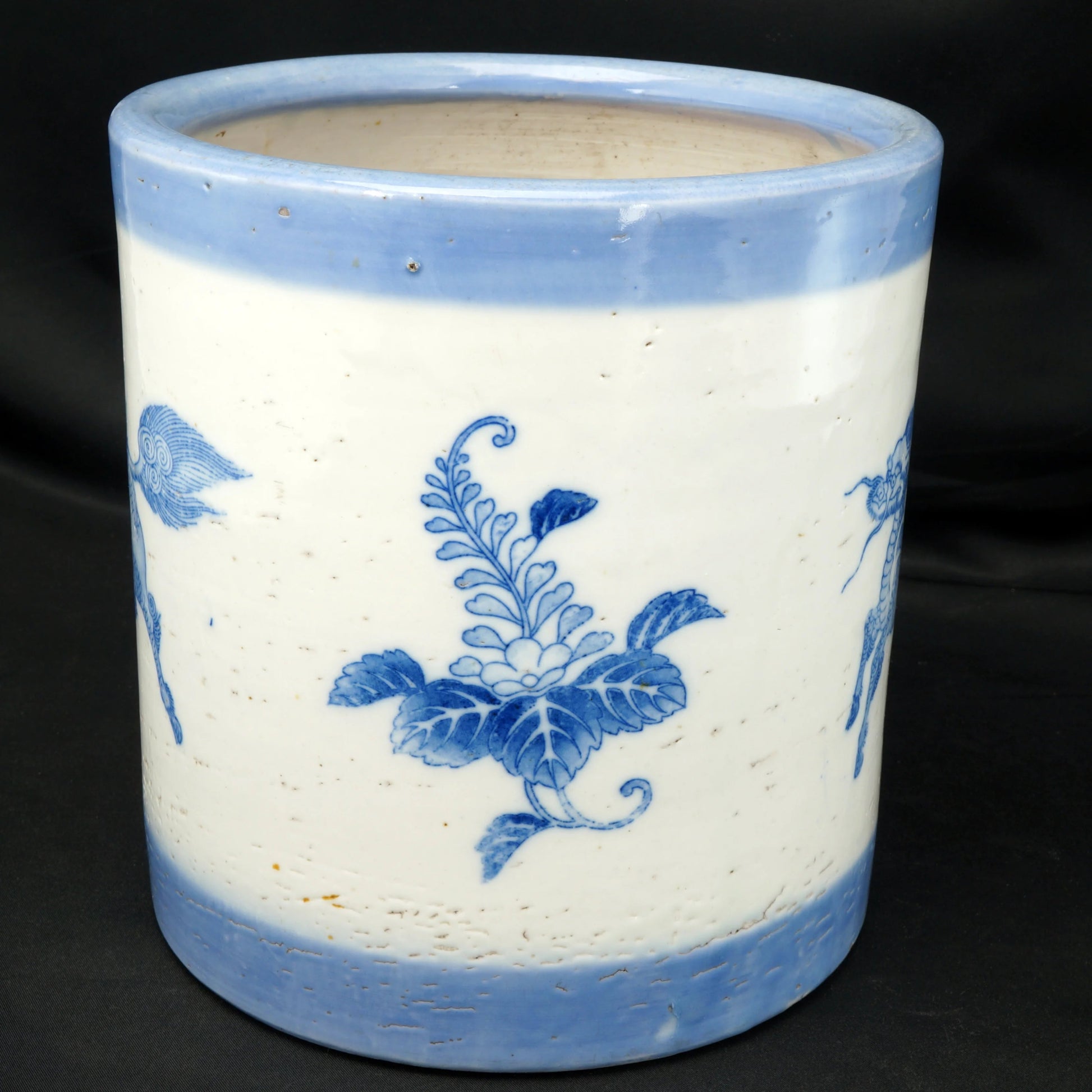 Japanese Porcelain Hibachi Kirin Design Circa 1900 - Bear and Raven Antiques