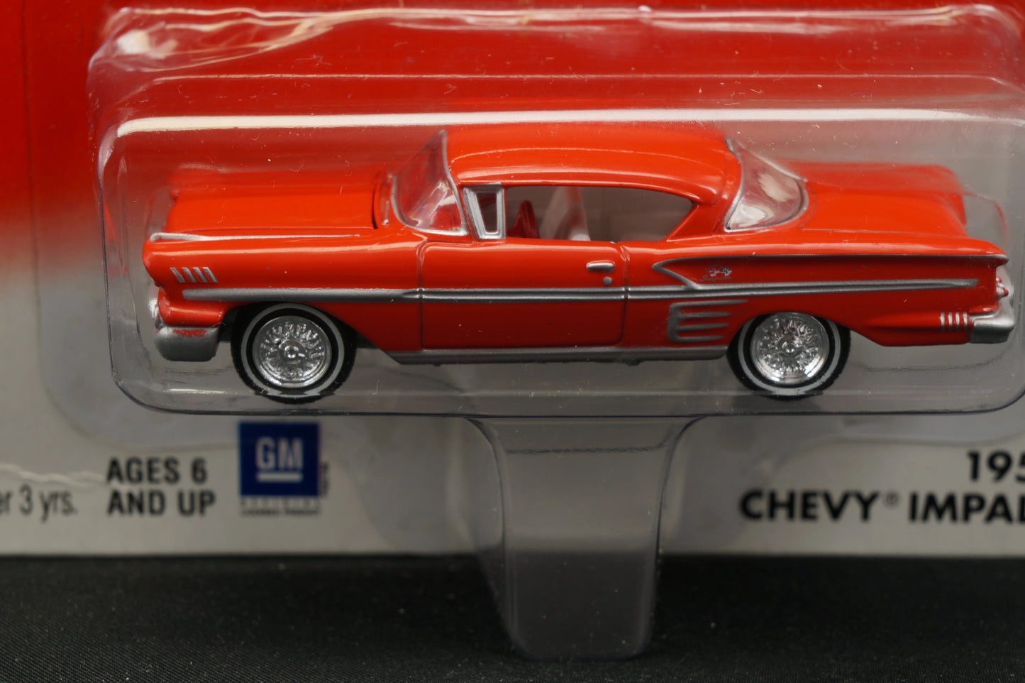 Johnny Lightning 1958 Chevy Impala Red American Chrome – NIB - Bear and Raven Antiques