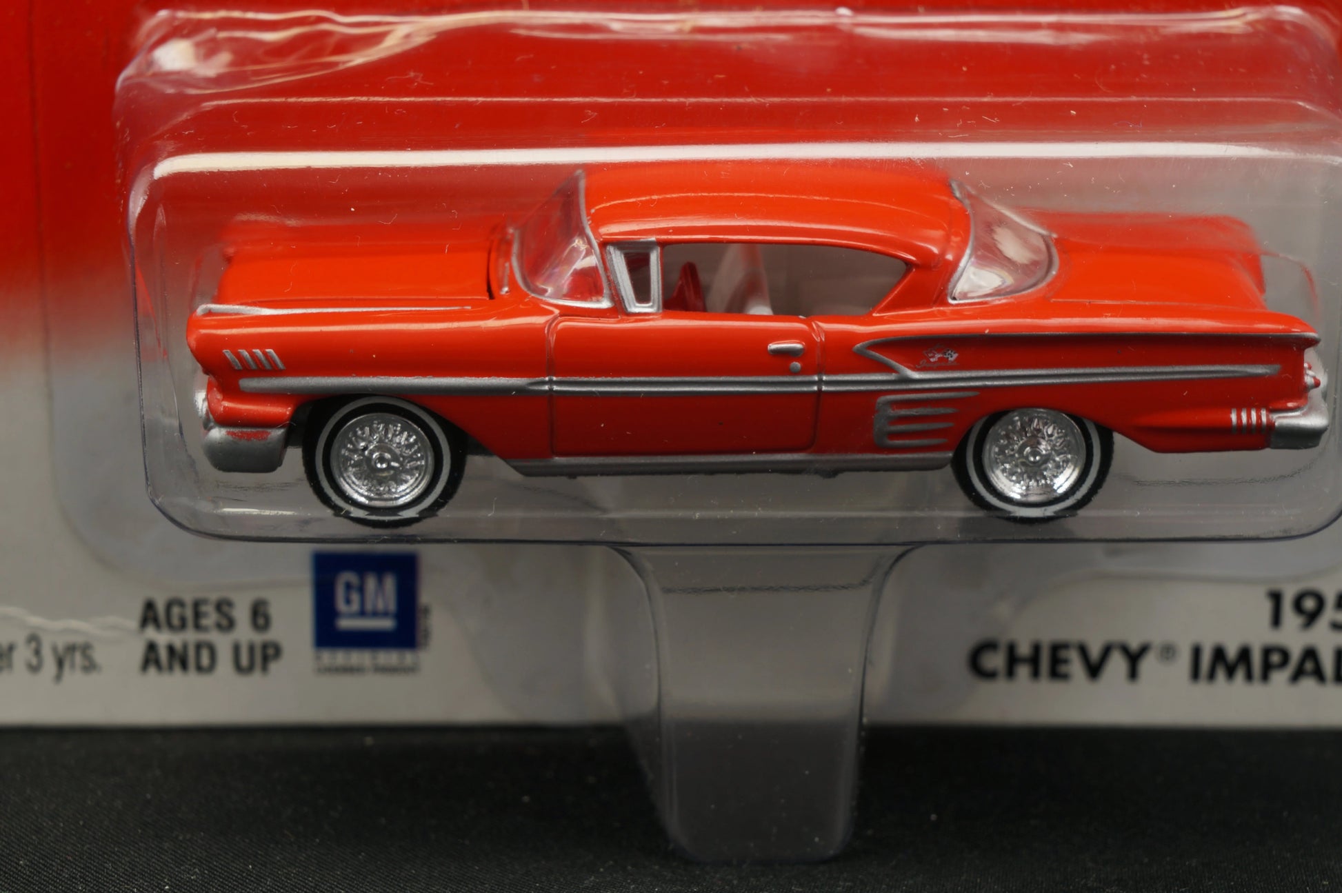 Johnny Lightning 1958 Chevy Impala Red American Chrome – NIB - Bear and Raven Antiques