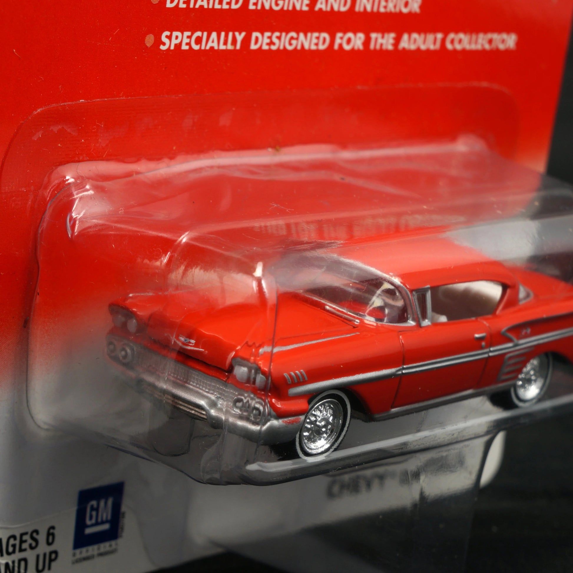 Johnny Lightning 1958 Chevy Impala Red American Chrome – NIB - Bear and Raven Antiques