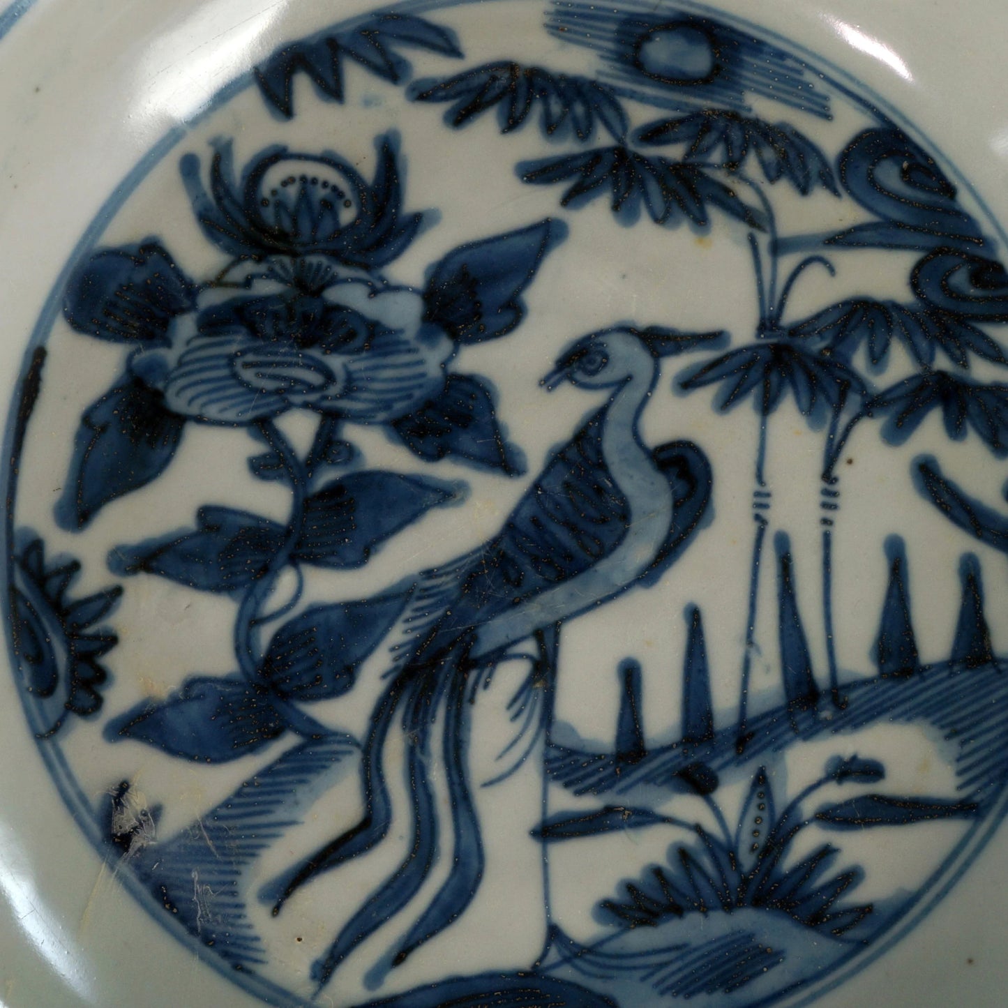 Large Chinese Wanli Ming Phoenix Bowl - Bear and Raven Antiques