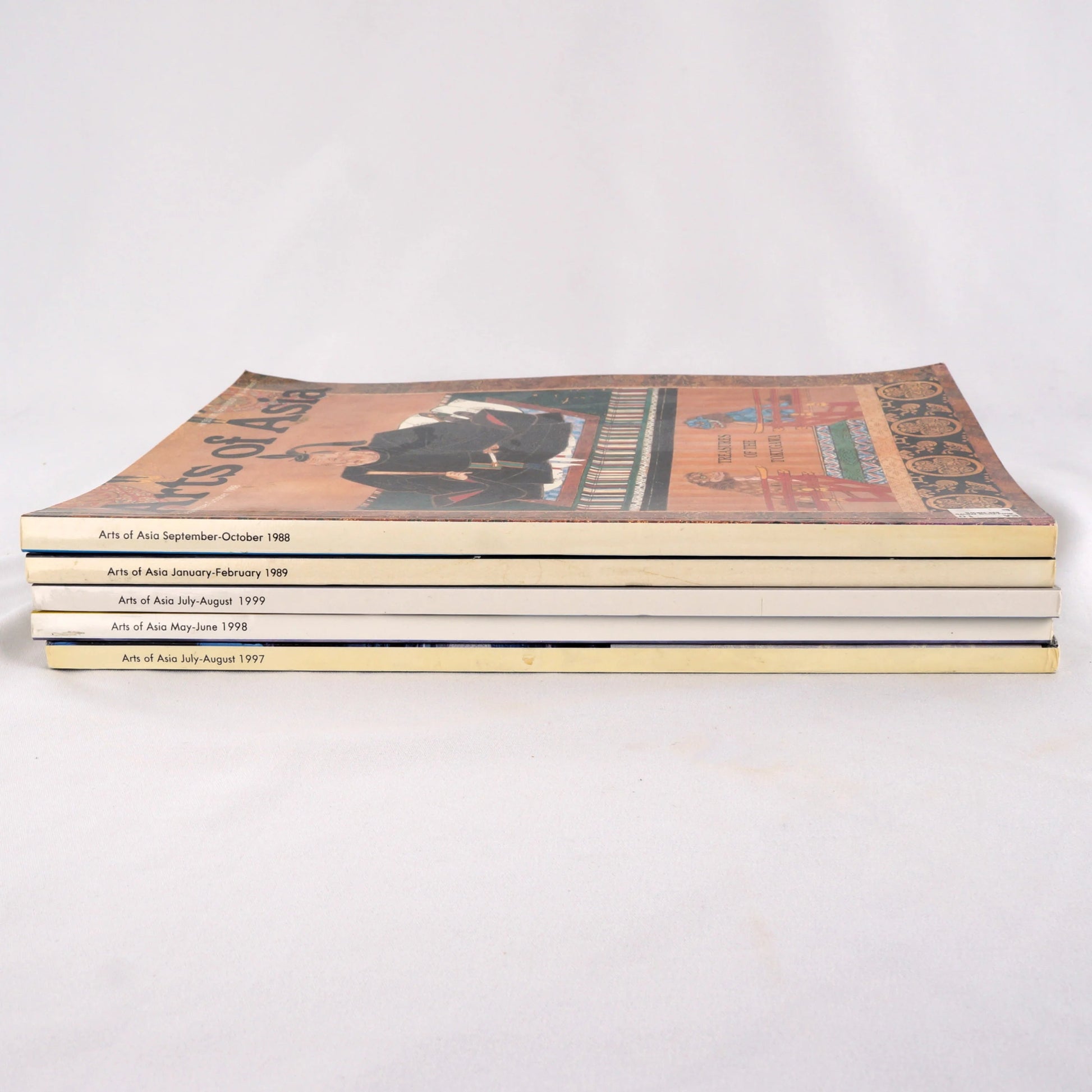 Lot of 5 Vintage ARTS OF ASIA Magazines 1988 - 1999 - Bear and Raven Antiques