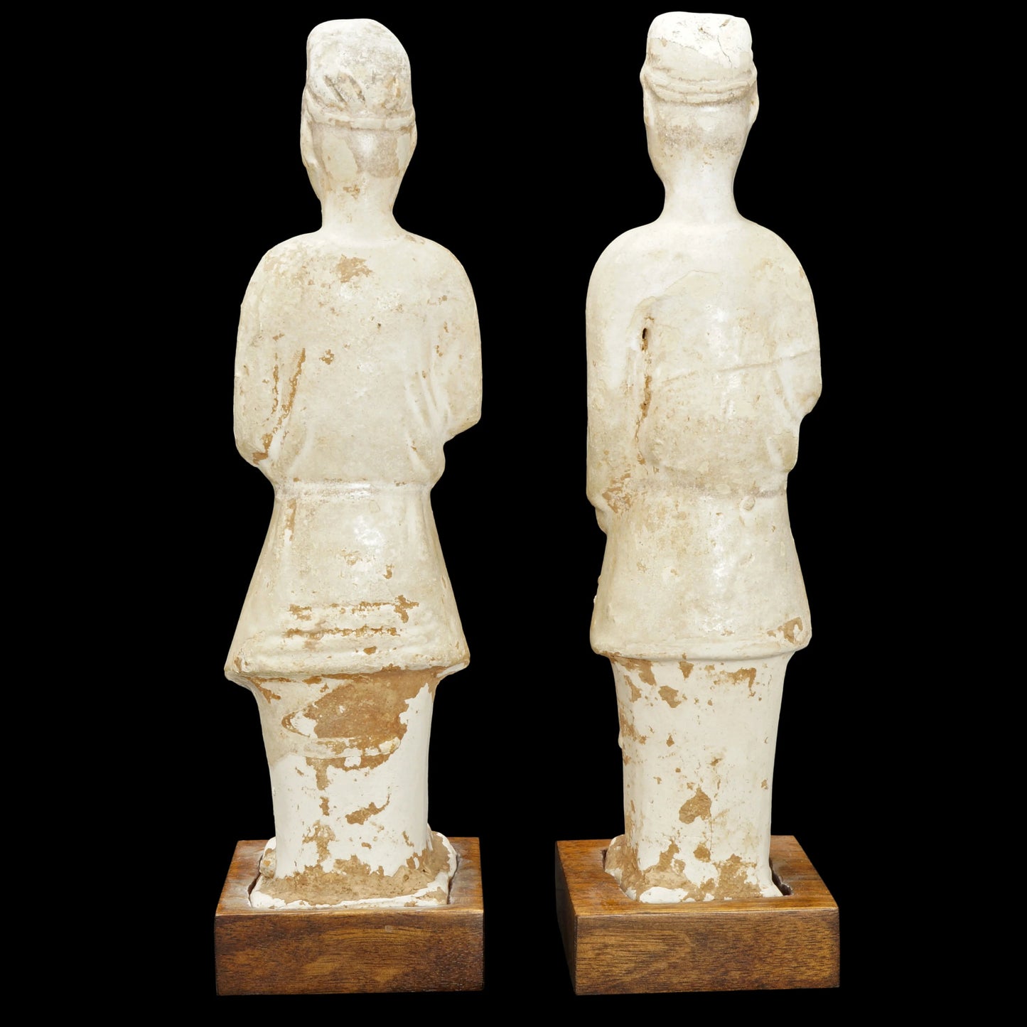 Pair of Chinese Tang Terracotta Warrior Figures 618 to 907 - Bear and Raven Antiques