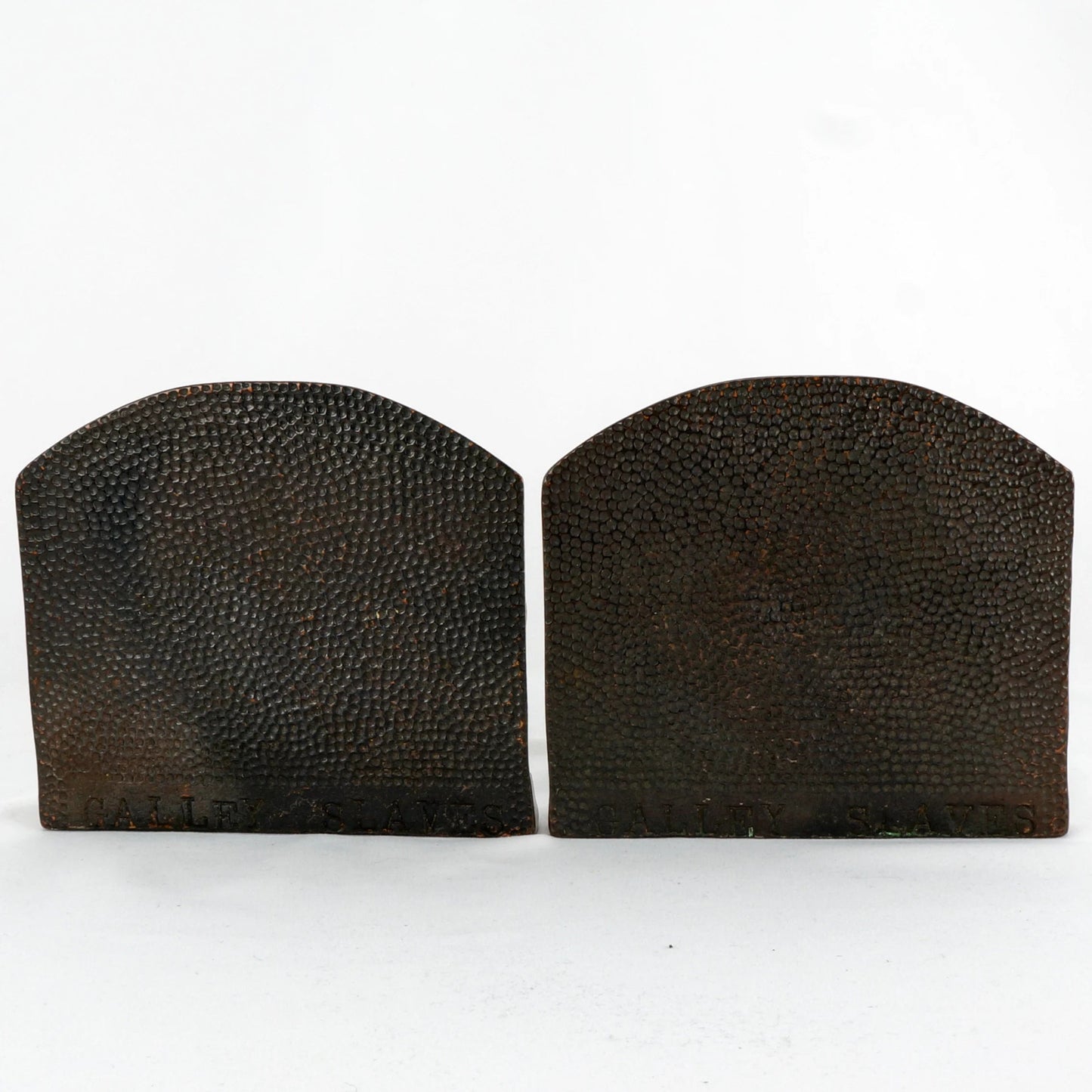 Pair of Galley Slaves Iron Bookends Circa 1925 - Bear and Raven Antiques