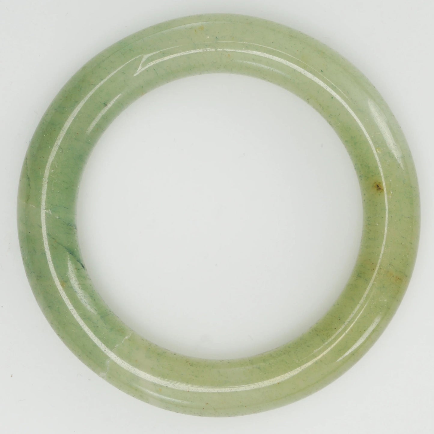 Qing Chinese Pale Green Jade Ornament/Small Bangle (49 mm) - Bear and Raven Antiques