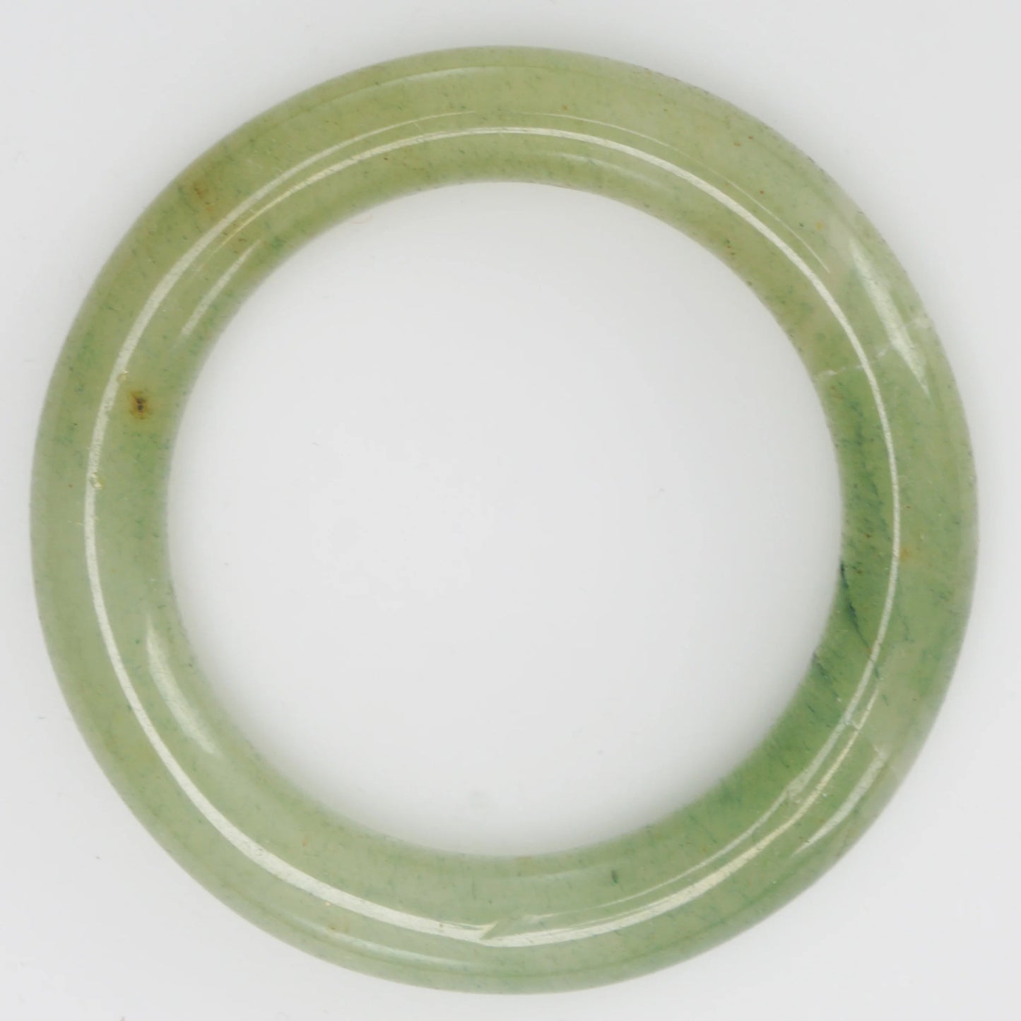 Qing Chinese Pale Green Jade Ornament/Small Bangle (49 mm) - Bear and Raven Antiques