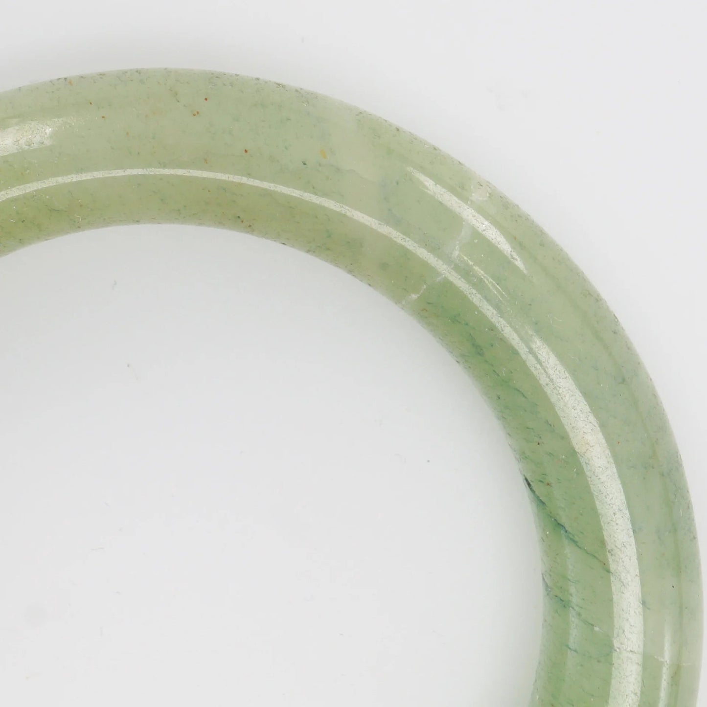 Qing Chinese Pale Green Jade Ornament/Small Bangle (49 mm) - Bear and Raven Antiques