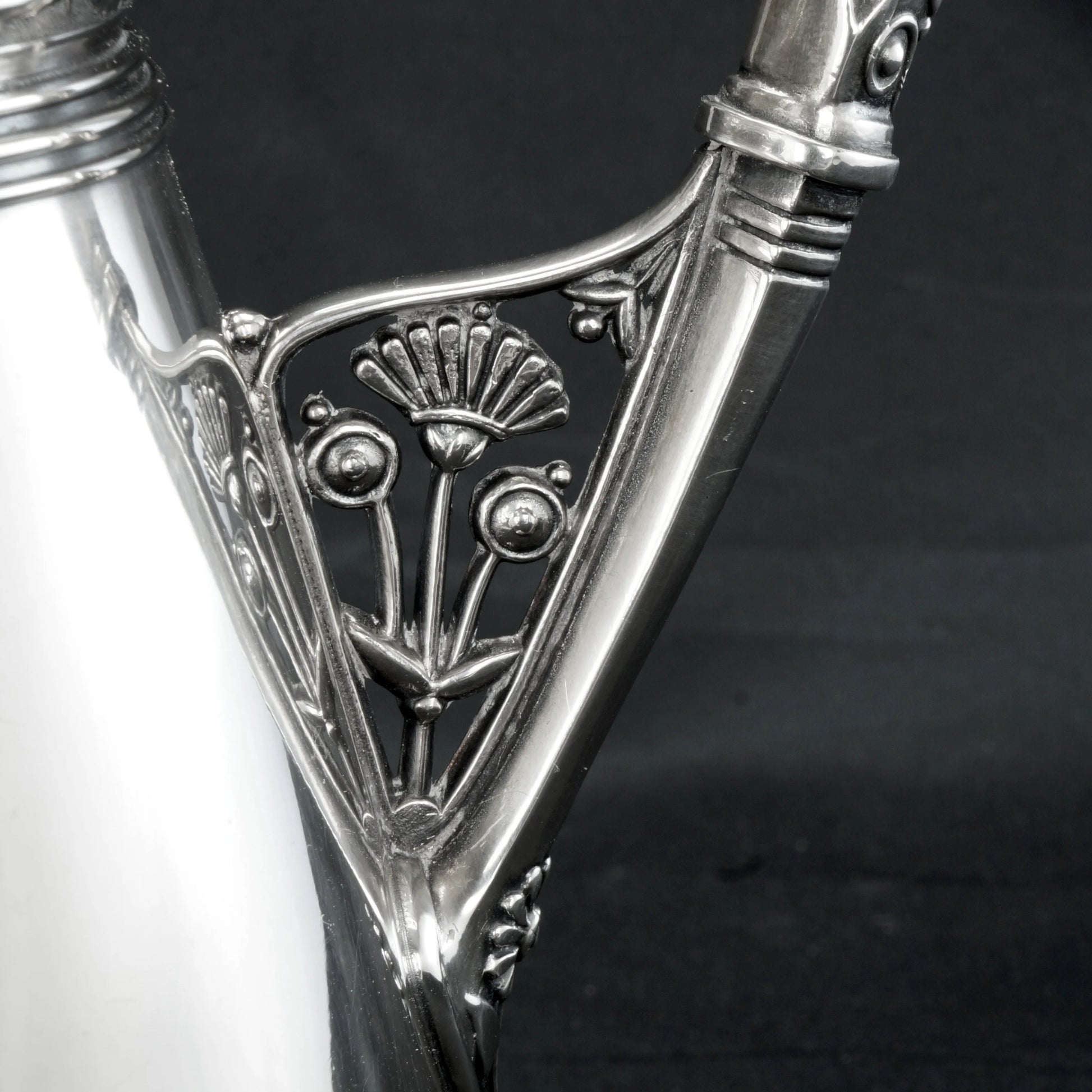 Victorian Meriden Monogrammed Silverplate Pitcher Late 19th Century - Bear and Raven Antiques