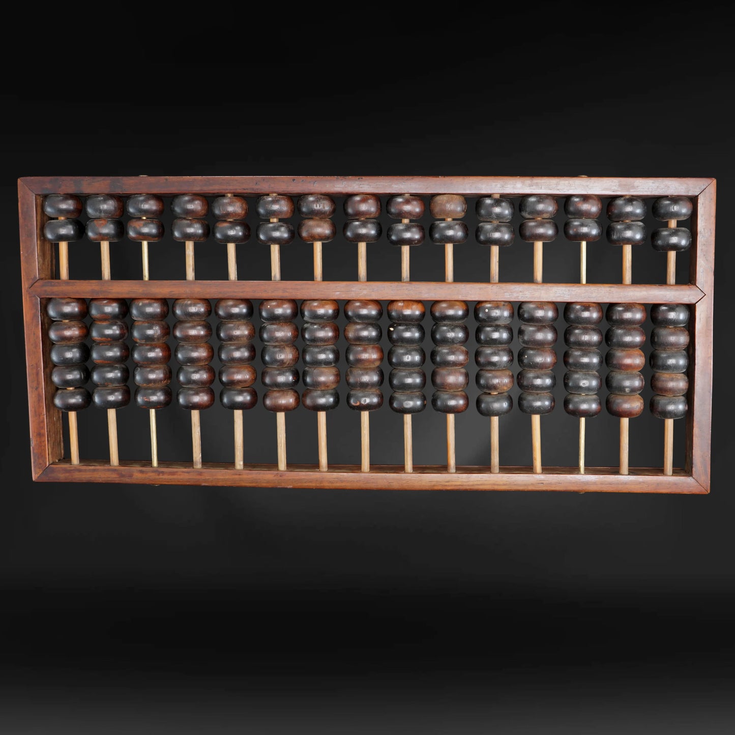 Vintage Chinese Abacus Hardwood Republic Period - Bear and Raven Antiques