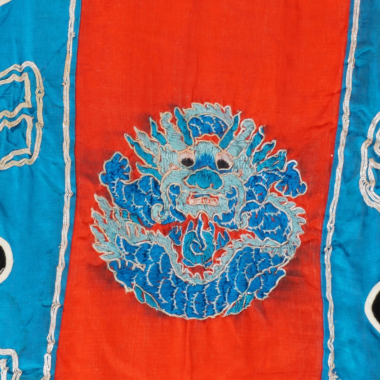 Vintage Chinese Dragon Banner Republic Period - Bear and Raven Antiques