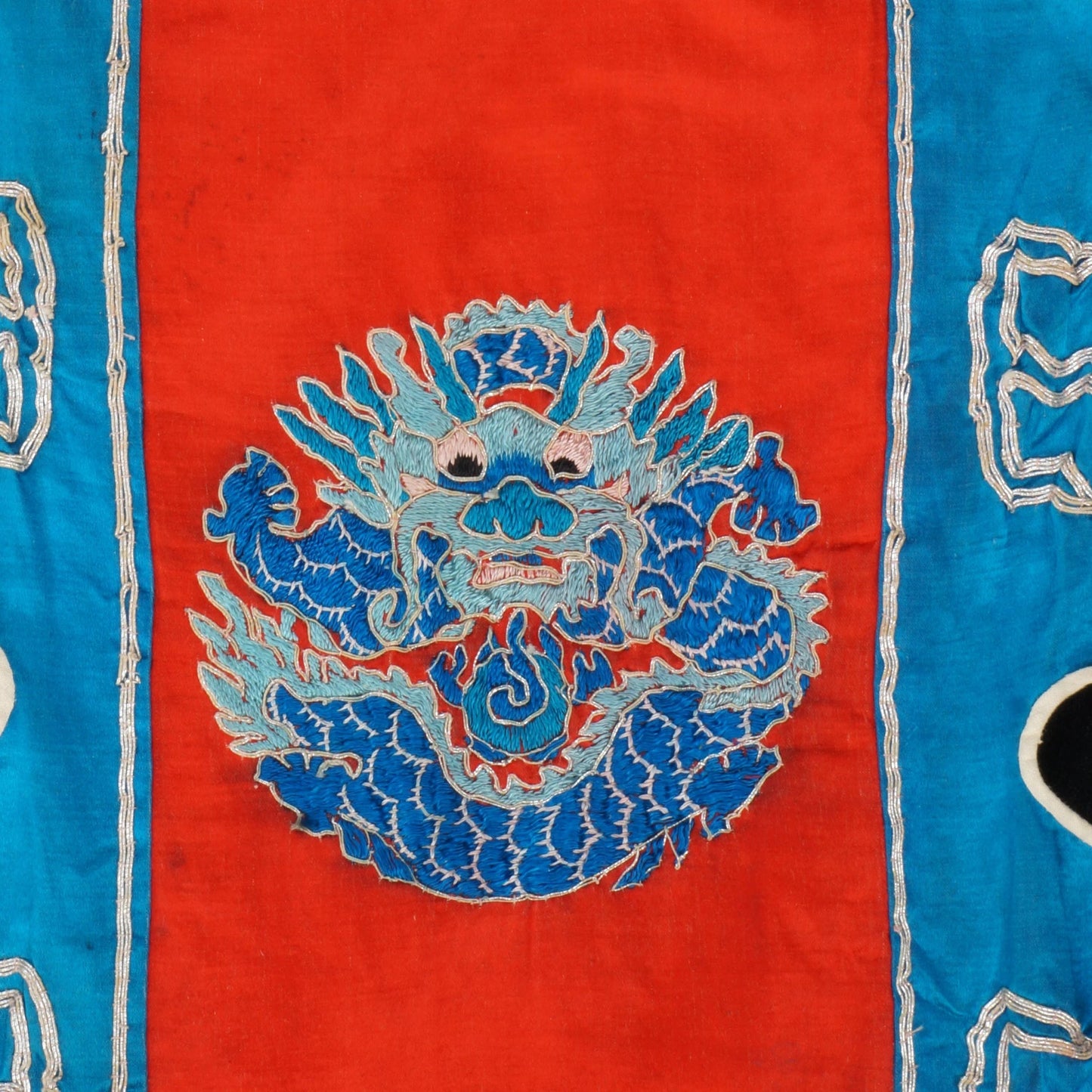 Vintage Chinese Dragon Banner Republic Period - Bear and Raven Antiques