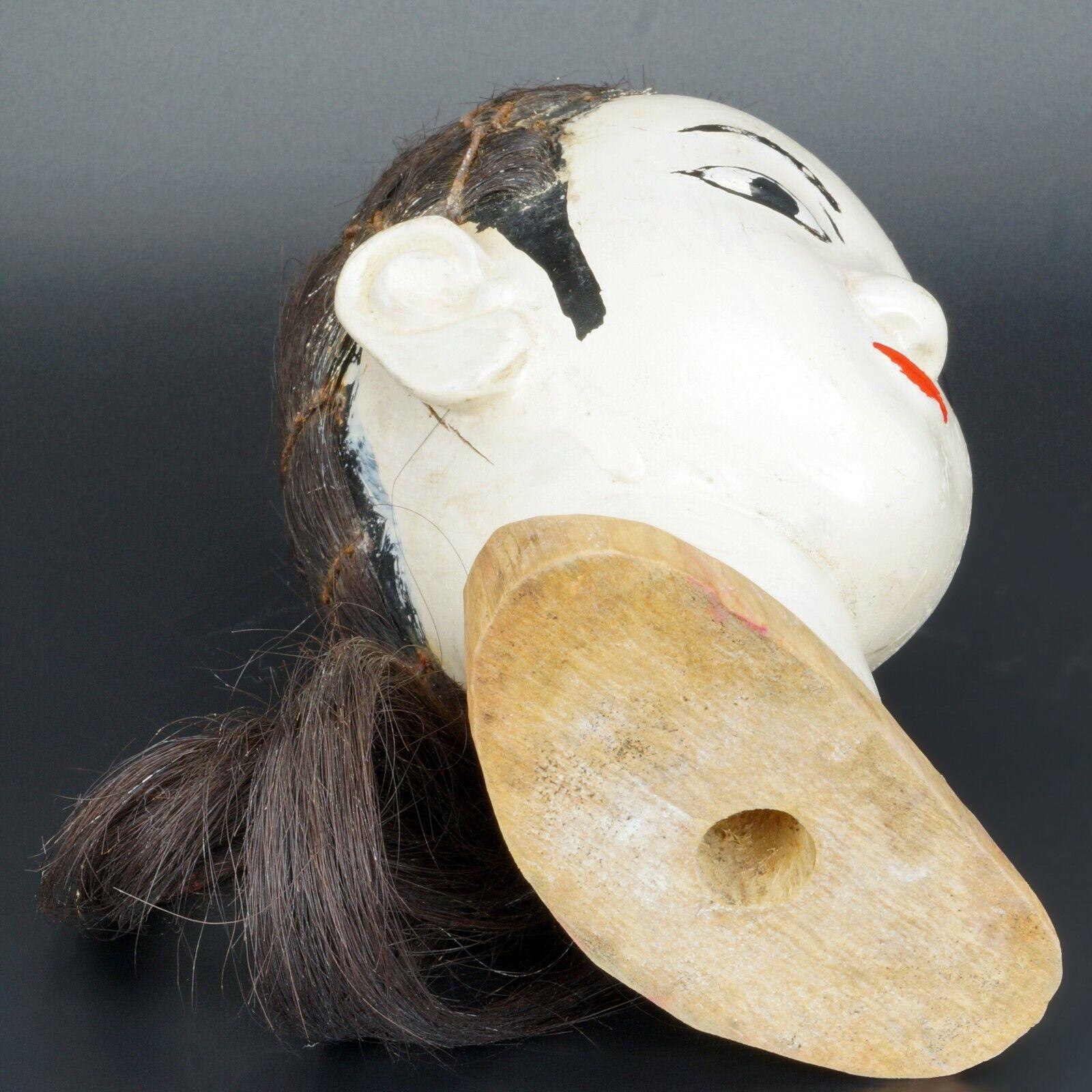 Antique Chinese Puppet Head of a Beauty circa 1900 - Bear and Raven Antiques