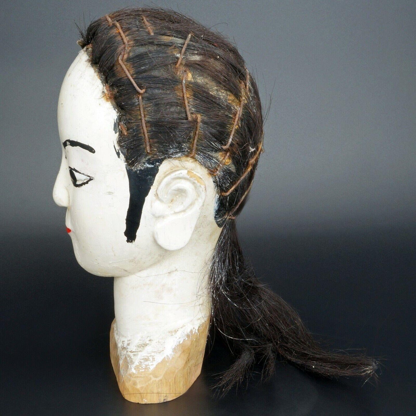 Antique Chinese Puppet Head of a Beauty circa 1900 - Bear and Raven Antiques