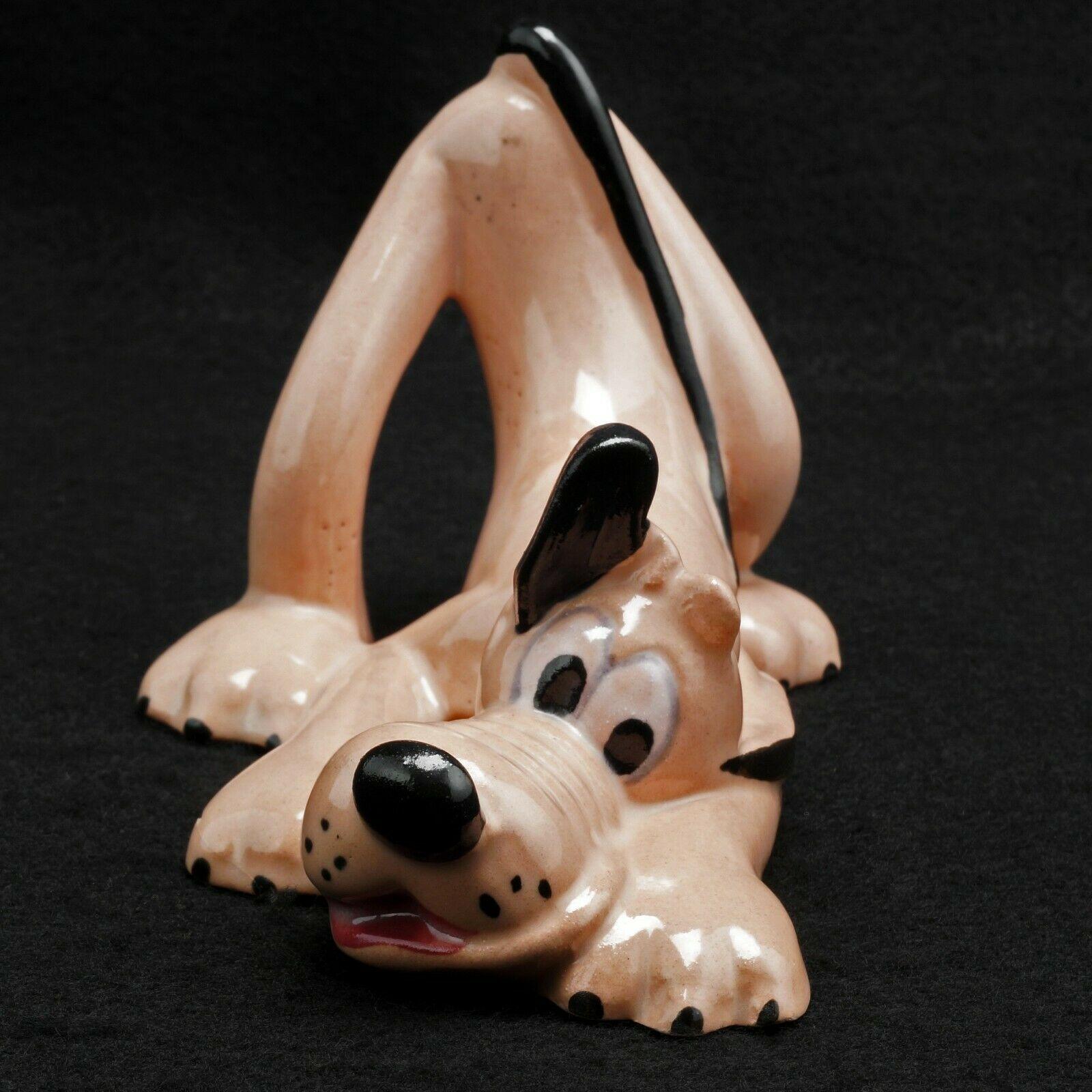 Brayton Laguna Pottery Disney Pluto Dog Sniffing Stance Circa 1940 - Bear and Raven Antiques