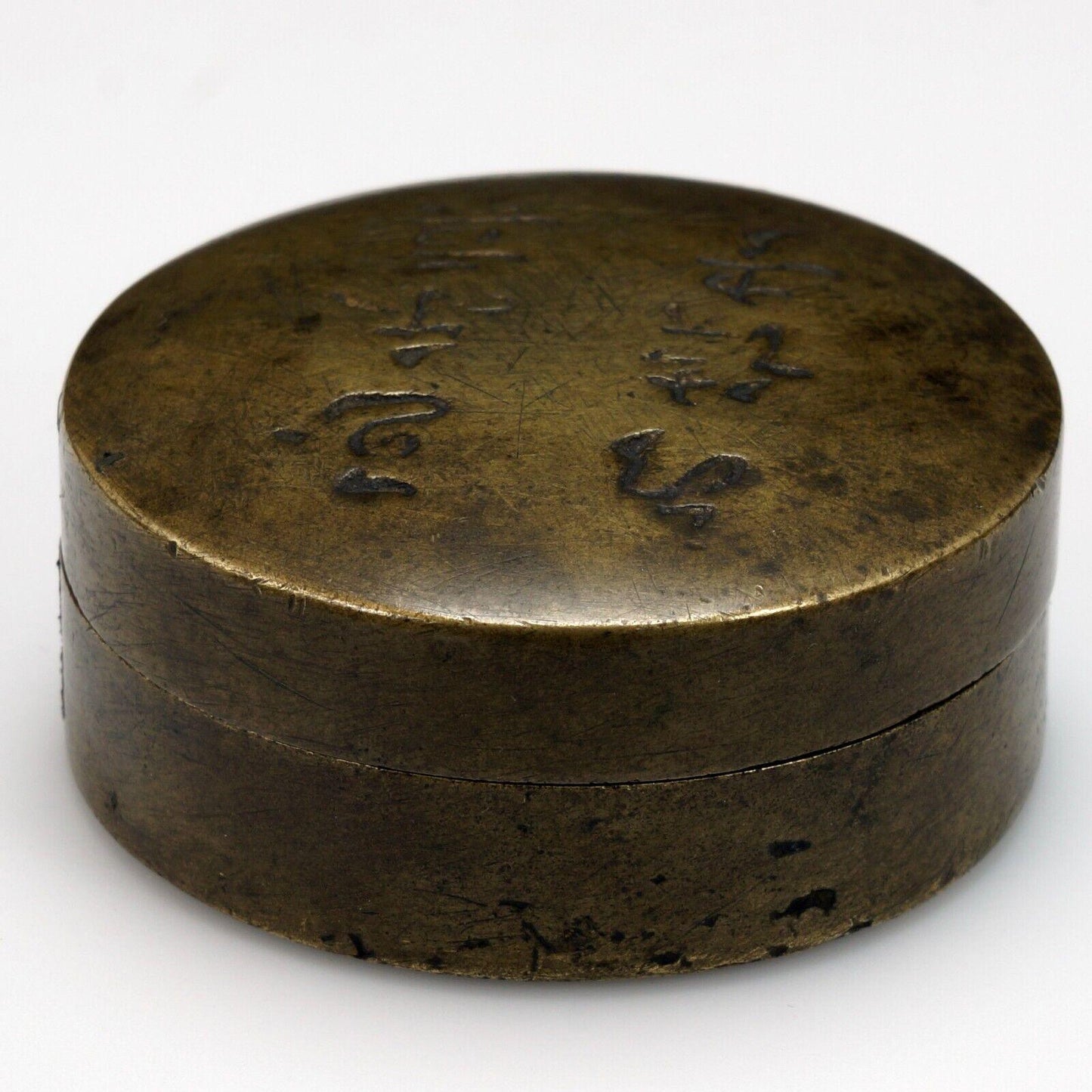 Chinese 19th C Scholar’s Bronze Seal Paste or Ink Box - Bear and Raven Antiques